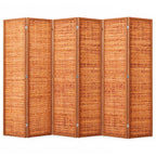 JOSTYLE 6 Panel Folding Privacy Screen 6ft Bamboo Freestanding Room Divider