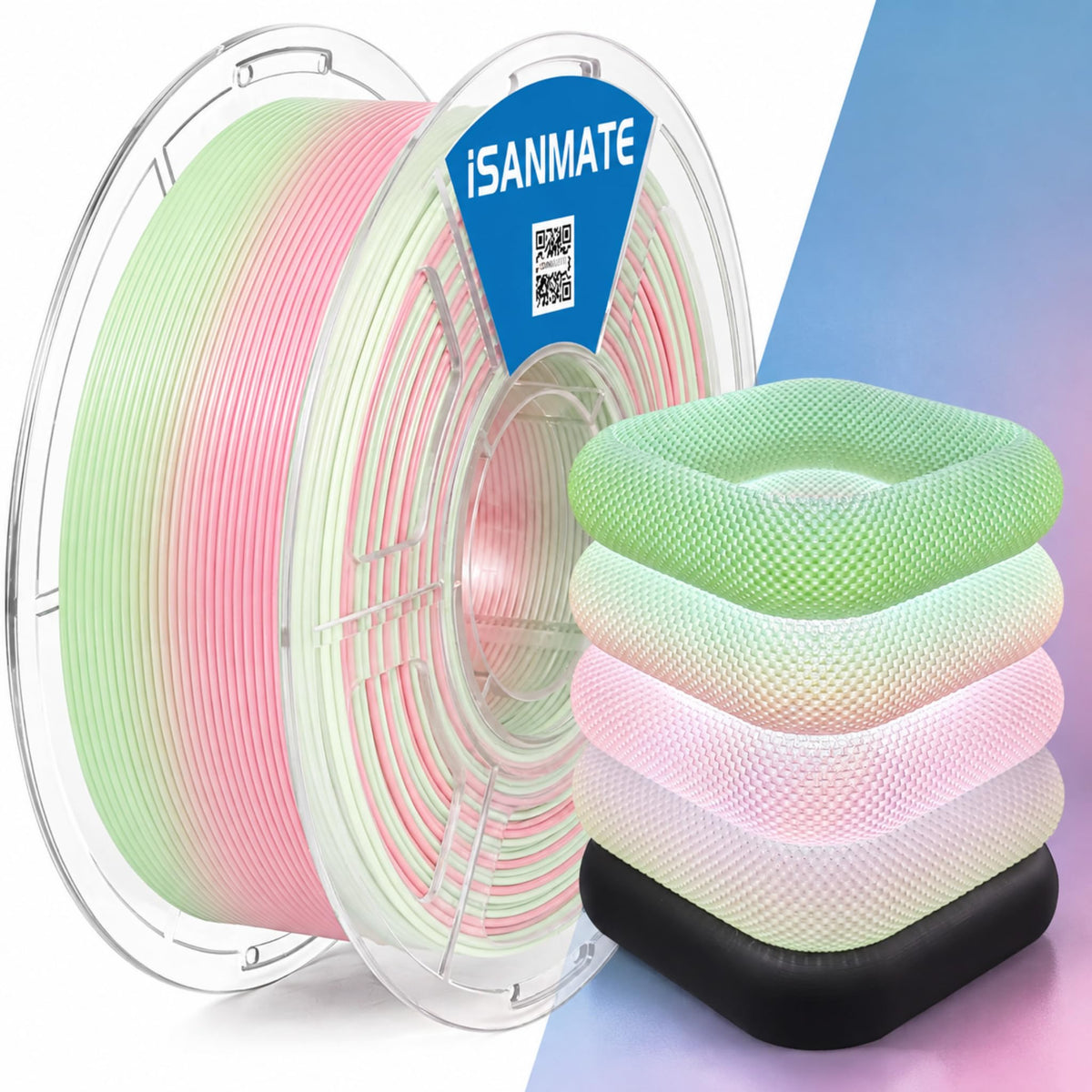 iSANMATE 16KG HF PETG Filament Bundle Multicolor Rapid PETG for Bambu Lab