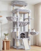 Hey-brother Cat Tree Tower with Extra Large Platform, Big Condo, MPJ070W