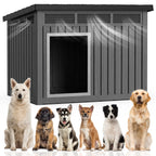 VIXZEN Dog House Outdoor & Indoor, Medium Size, Black