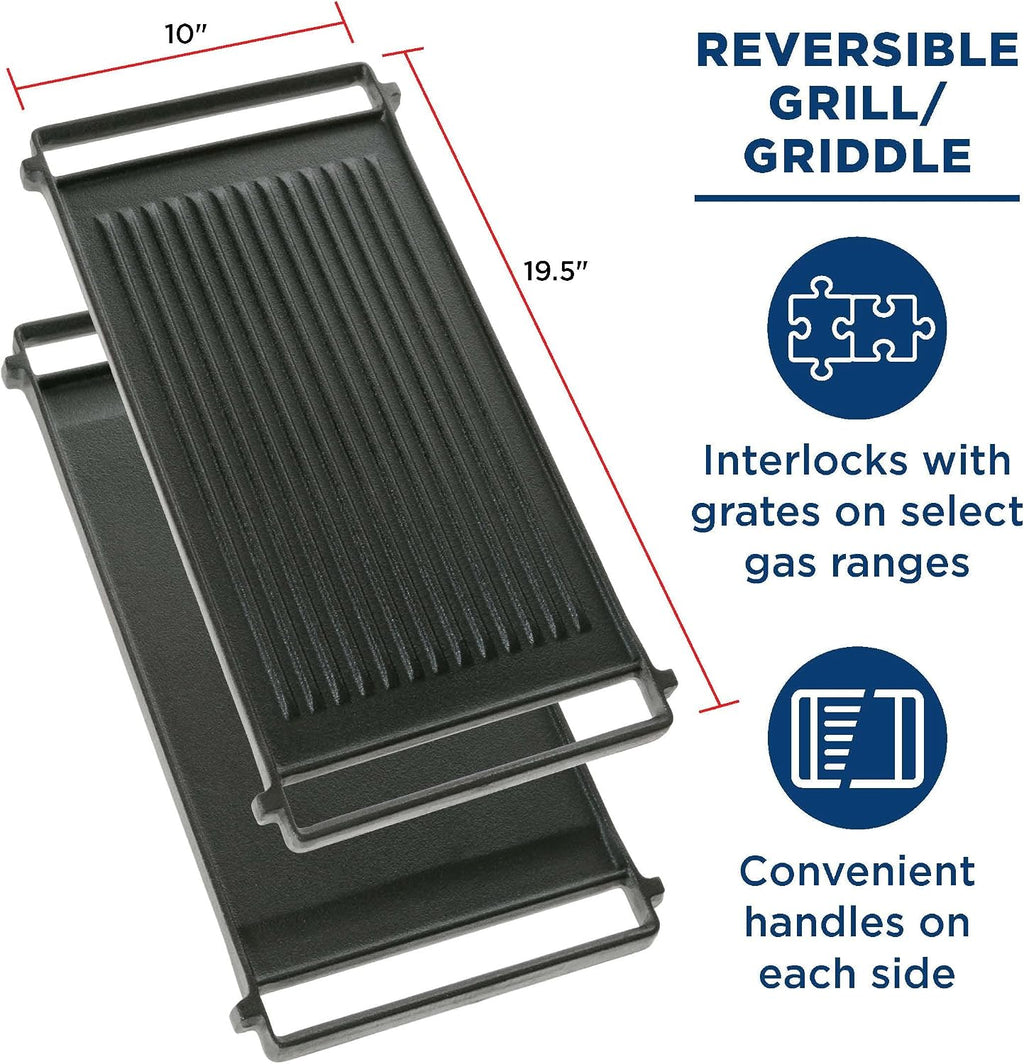 Reversible Cast Iron Griddle/Grill Combo