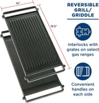 Reversible Cast Iron Griddle/Grill Combo