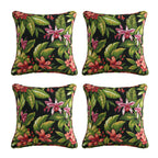 Outdoor Sunbrella Decorative Pillows Pack of 4, 20" x 12" Outdoor Pillow Set for Couch Bed Throw Patio Sofa, Airies Marble