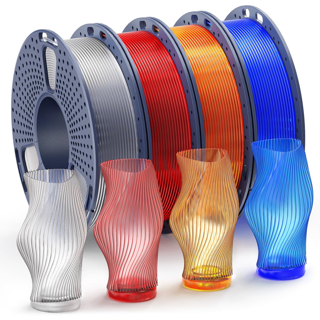 SUNLU PLA Filament 1.75mm, 250g Spool Bundle, 3D Printer Filament