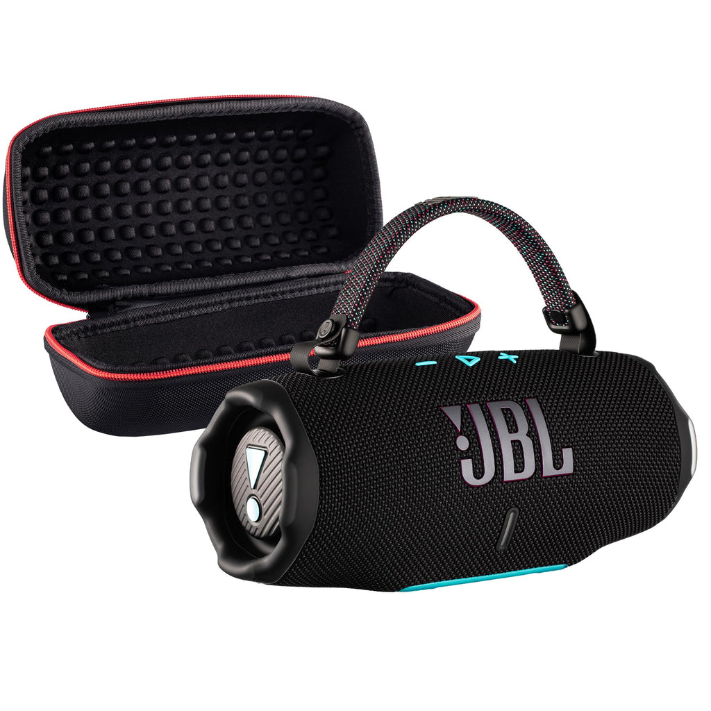 JBL Charge 6 Portable Bluetooth Speaker (Blue) | IP68 Waterproof, DustProof, and DropProof, Outdoor Wireless Audio |28Hrs Playtime + Travel Case Bundle