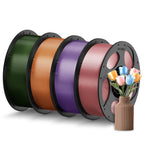 ANYCUBIC PETG Filament 1.75mm, Multicolor Bundle 10KG, Reusable Spool