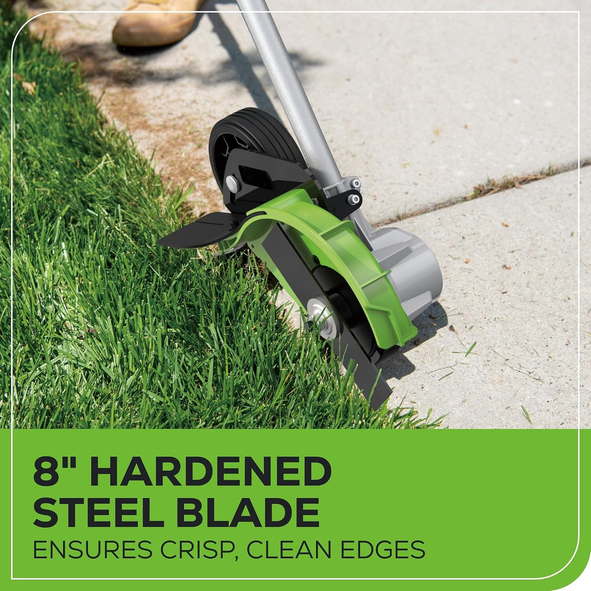 Greenworks 80V 8 in Cordless Electric Lawn Edger, Tool Only