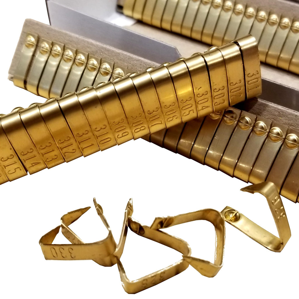 Pinnon Hatch Farms Custom Stamped Brass Jiffy Chicken Wing Bands (400)