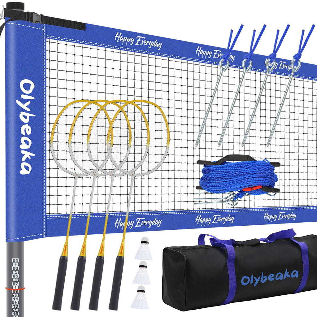 20FT Outdoor Badminton Set for Backyard Lawn Beach
