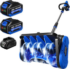 40V Electric Cordless Snow Shovel, 13 Inch Brushless Snow Blower with 2×4.0Ah Batteries & Fast Charger, 25FT Throw Distance Snow Shovel for Driveway, Patio, Deck, Walkway