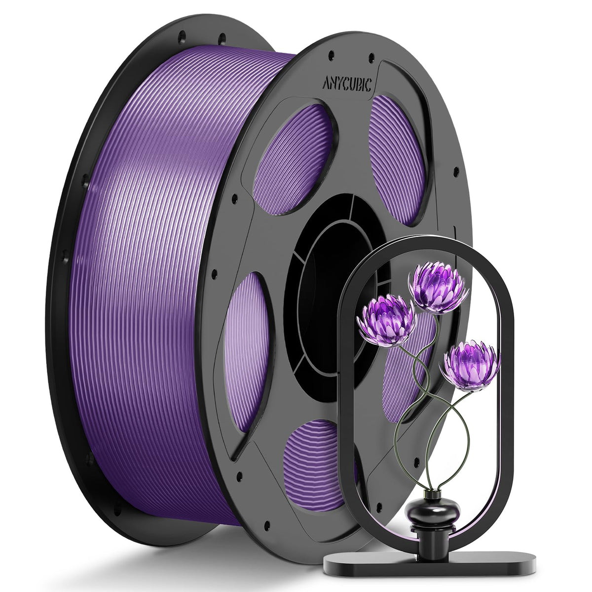 ANYCUBIC PETG Filament 1.75mm, Multicolor Bundle 10KG, Reusable Spool