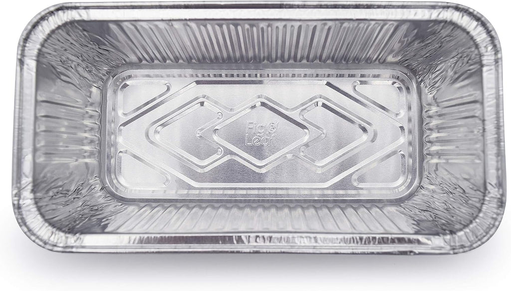 (600 Pack) Premium 2-LB Bread Loaf Baking Pans - 8.5" x 4.5" x 2.5" l Heavy Duty l Disposable Aluminum Foil Tins for Cakes Meatloaf Lasagna