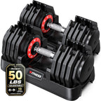 Rendpas Adjustable Dumbbell Set for Home Gym Strength Training