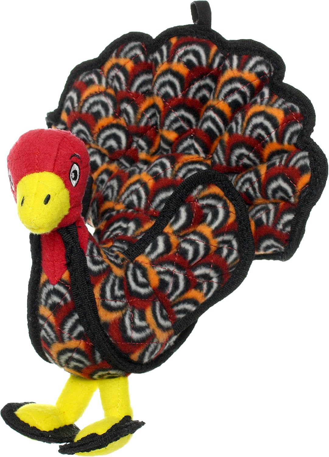 TUFFY® 4 Pack Gear Ring Rabbit Boomerang Turkey Plush Dog Toys