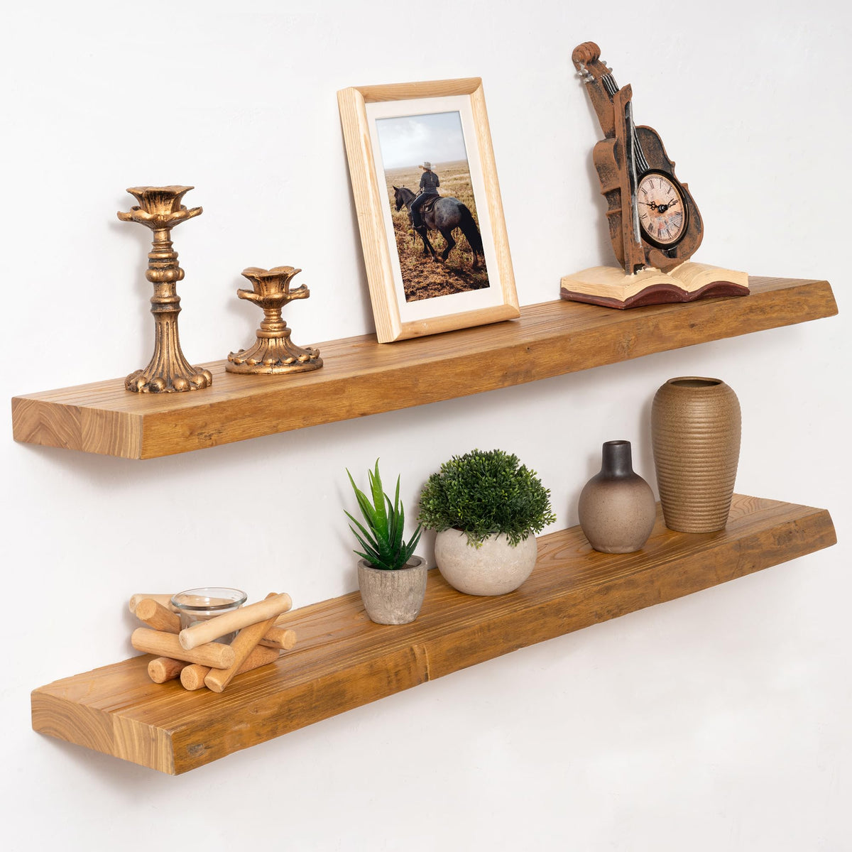 Marsmiles 55in Long Floating Shelves for Wall Mounted, 1Pack|Natural