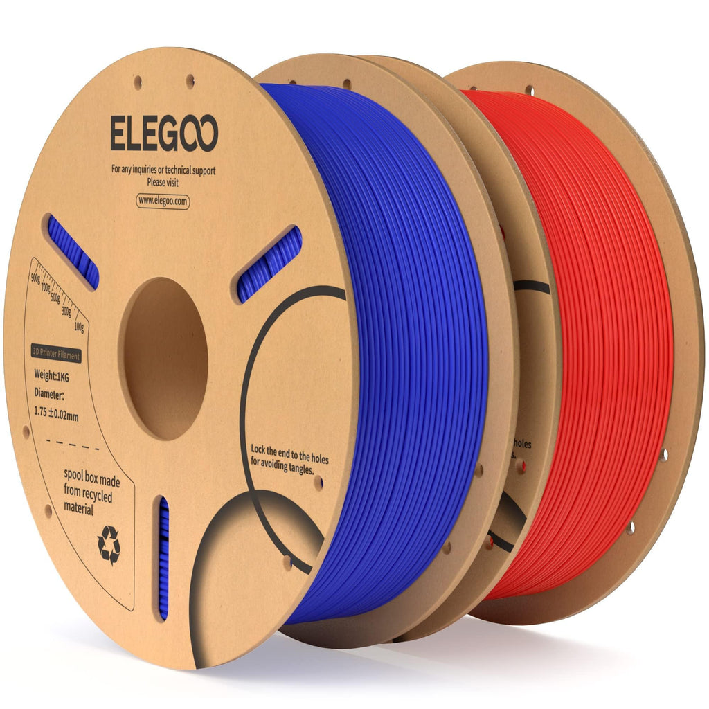 ELEGOO PLA 3D Printer Filament 1.75mm Bundle Multicolors 10KG