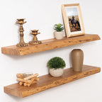 Marsmiles 55in Long Floating Shelves for Wall Mounted, 1Pack|Natural