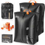 3 Pack with Vacuum Bag Travel for Suitcase, 20L Overpack Vacuum Bags w/Pump