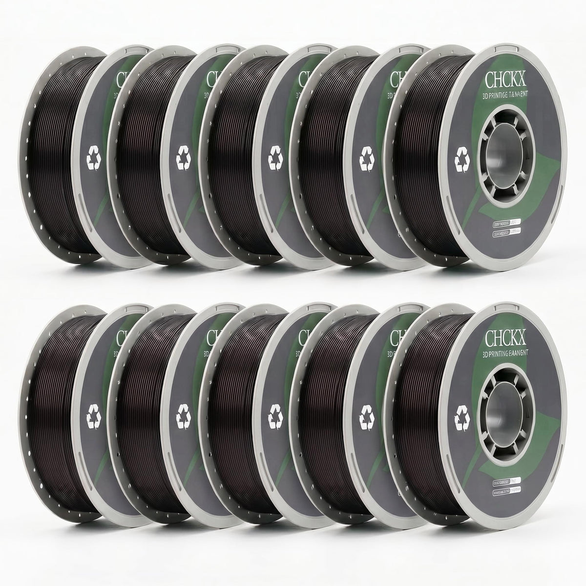 PETG 3D Printer Filament Bundle, 16Rolls,Dimensional Accuracy +/- 0.03 mm, 1kg Spool(2.2lbs), 1.75 mm Fit for Most 3D Printers,16-Multicolor Assortment