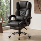 GTPLAYER Big and Tall Office Chair with Pocket Spring Cushion & Ergonomic Lumbar Support for Lower Back Pain Relief, High Back Computer Gaming Chair with Foot Rest, Comfy Teddy Fleece, White
