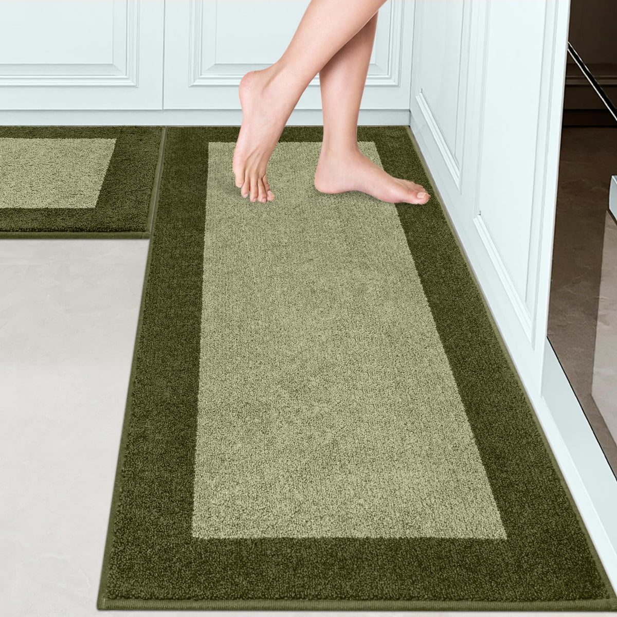 Runner Rug 24" x 96" for Kitchen, Floor, Hallway, Roll Packing