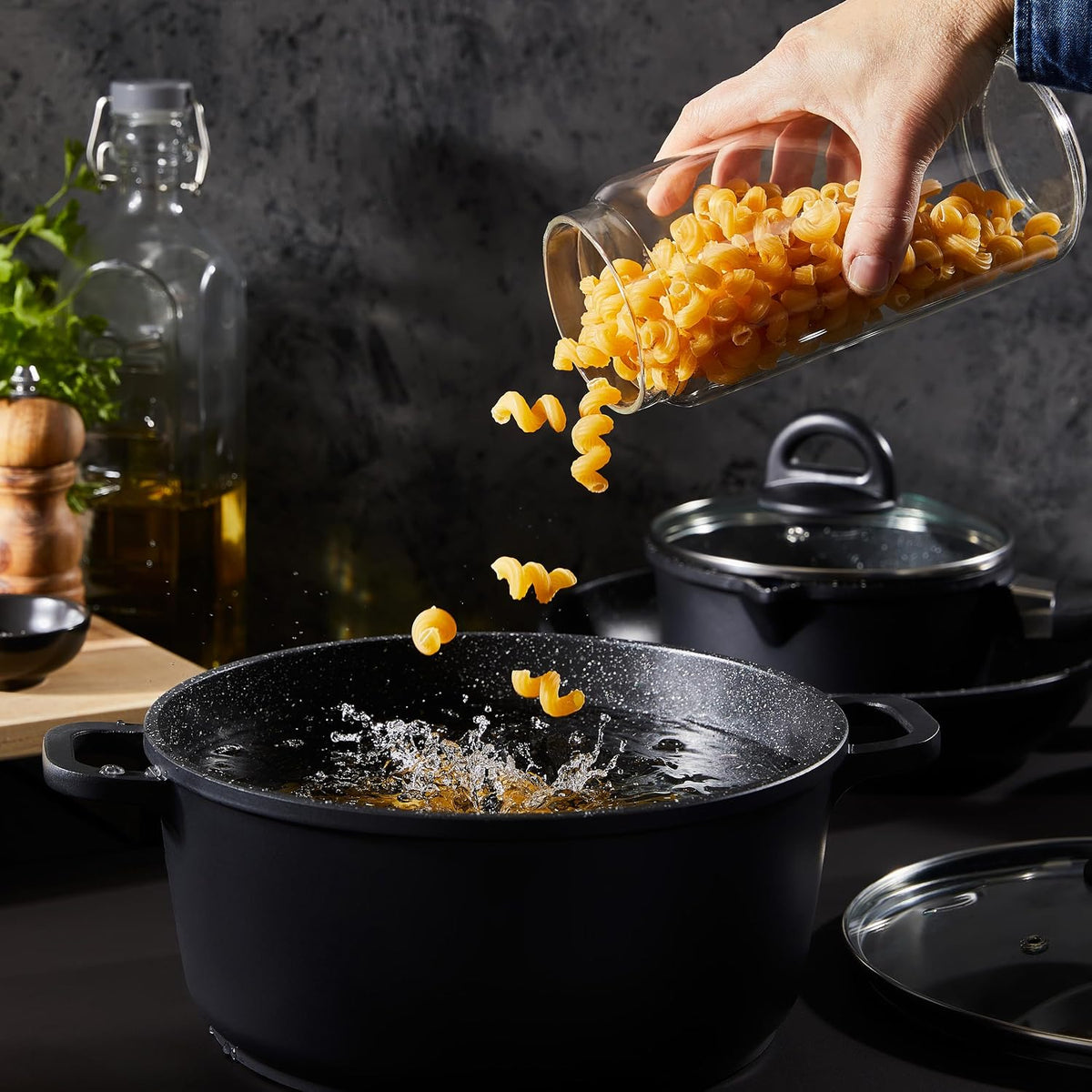 Cuisine::pro Stone Cookware Set, Non-Stick, Toxin-Free, 6 Piece