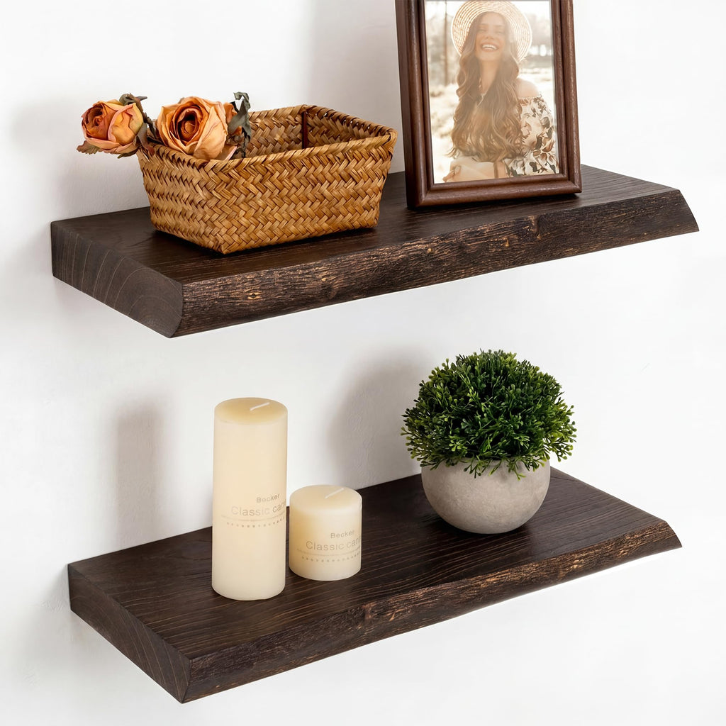 Marsmiles 55in Long Floating Shelves for Wall Mounted, 1Pack|Natural
