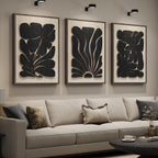 Large Framed 3D Wood Boho Tropical Wall Decor for Living Room, 24x36 Inch