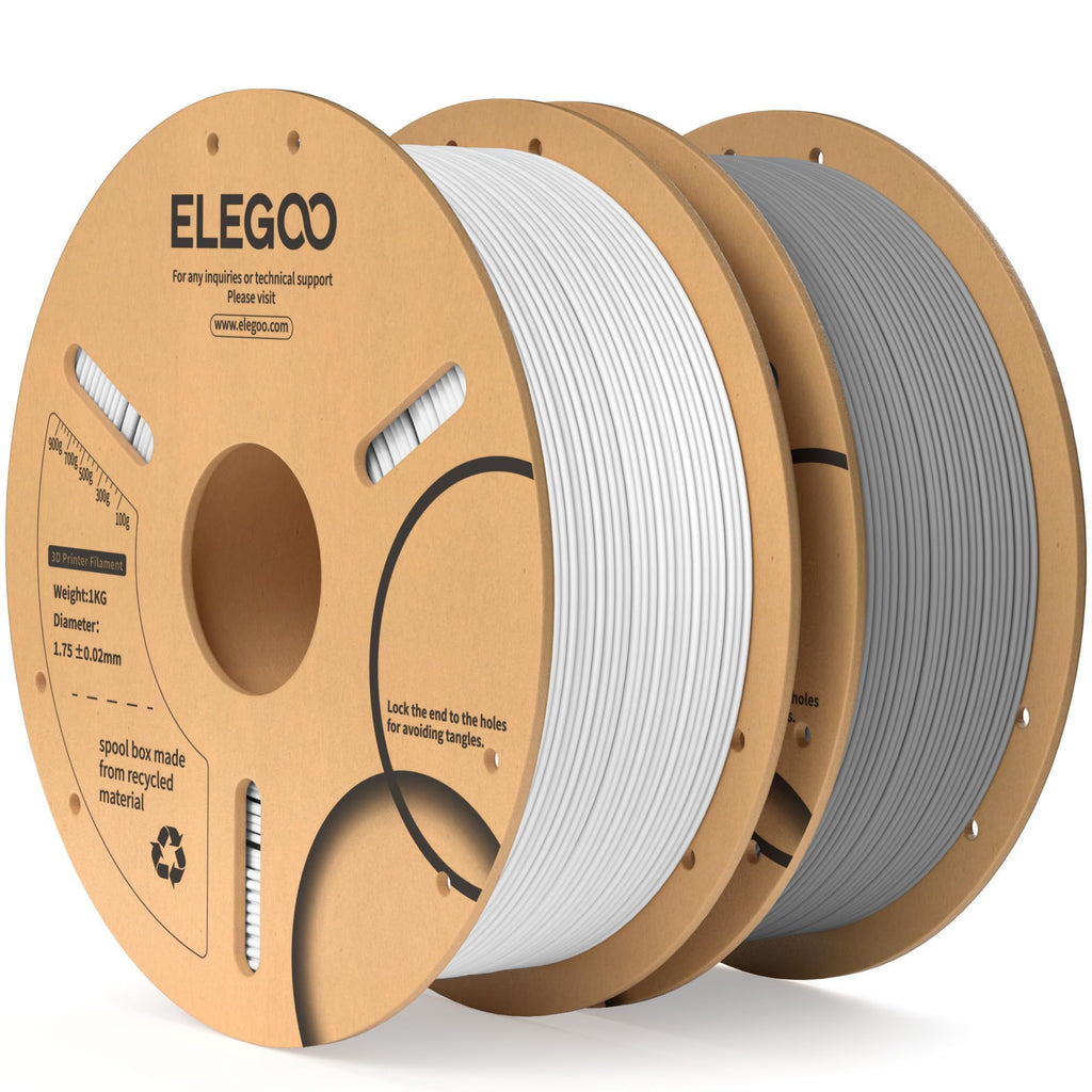 ELEGOO PLA 3D Printer Filament 1.75mm Bundle Multicolors 10KG