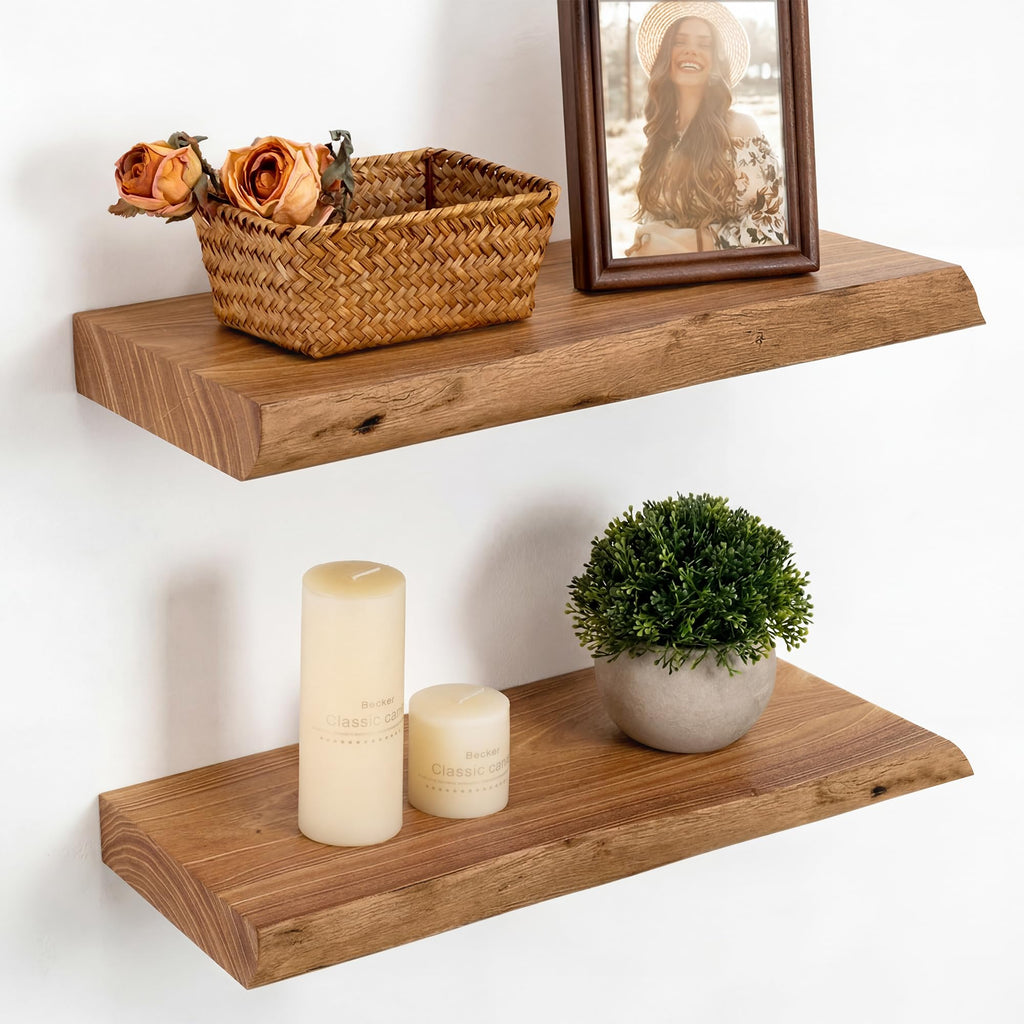 Marsmiles 55in Long Floating Shelves for Wall Mounted, 1Pack|Natural