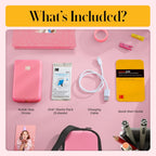 Kodak Step Instant Color Photo Printer with Bluetooth/NFC, ZINK Technology & Kodak App for iOS & Android (Pink) Starter Bundle
