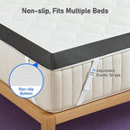 Extra Firm Mattress Topper Twin: 3 in Solid Support Bed Topper for Single