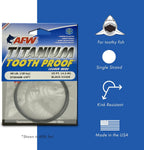 AFW Titanium Tooth Proof, Single Strand Leader Wire