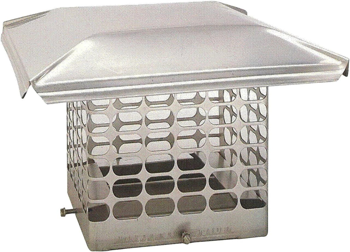 The Forever Cap CCSS88S 8 x 8-Inch Stainless Steel Single Flue Chimney Cap, Small