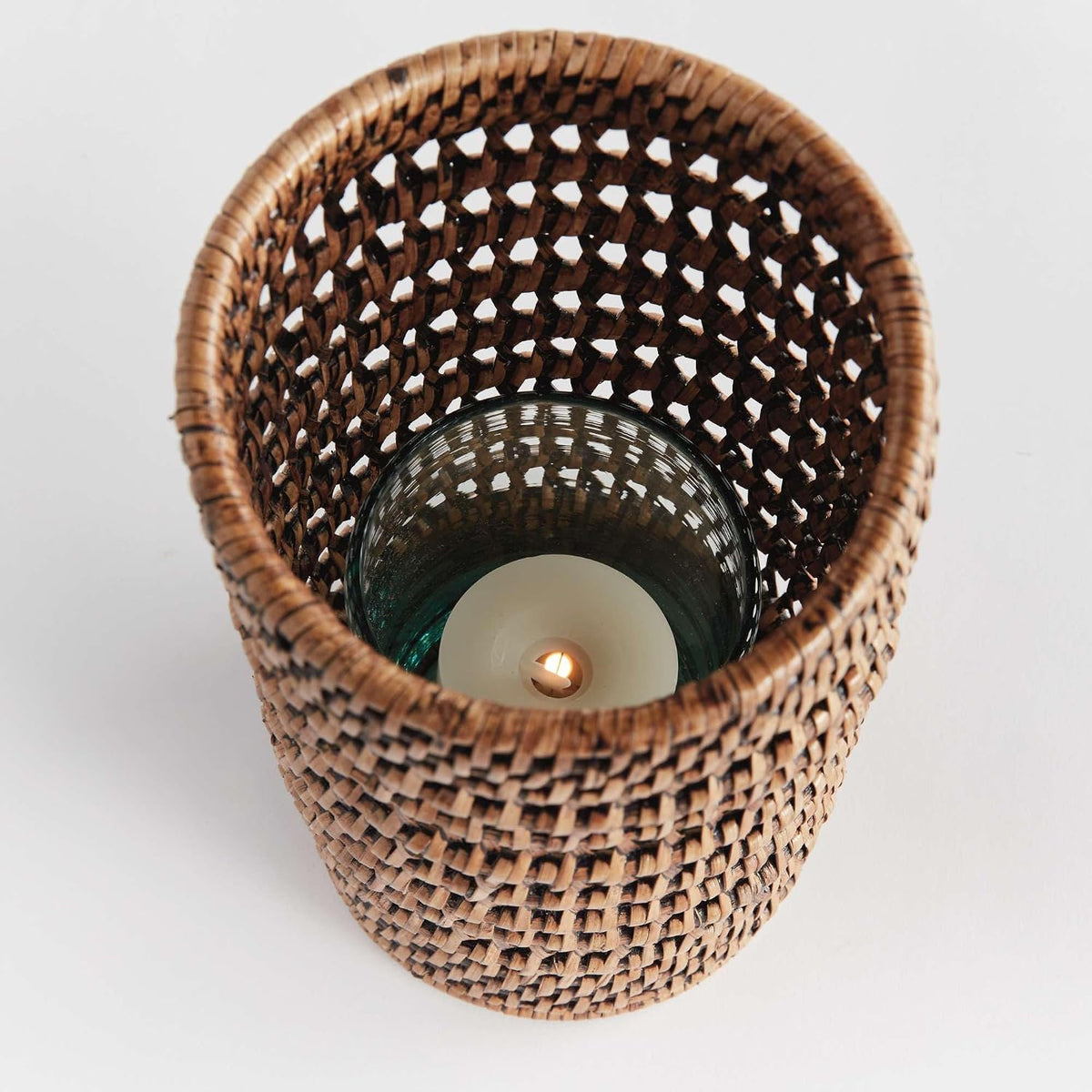 Napa Home & Garden Burma Rattan Hurricane Small Small Brown