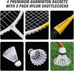 20FT Outdoor Badminton Set for Backyard Lawn Beach