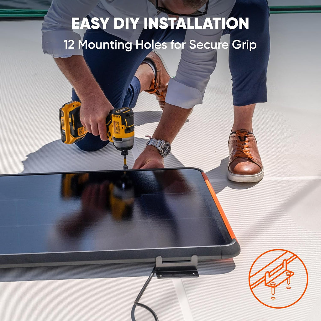 Jackery SolarSaga 100 Prime Bifacial DIY Solar Panel,100W