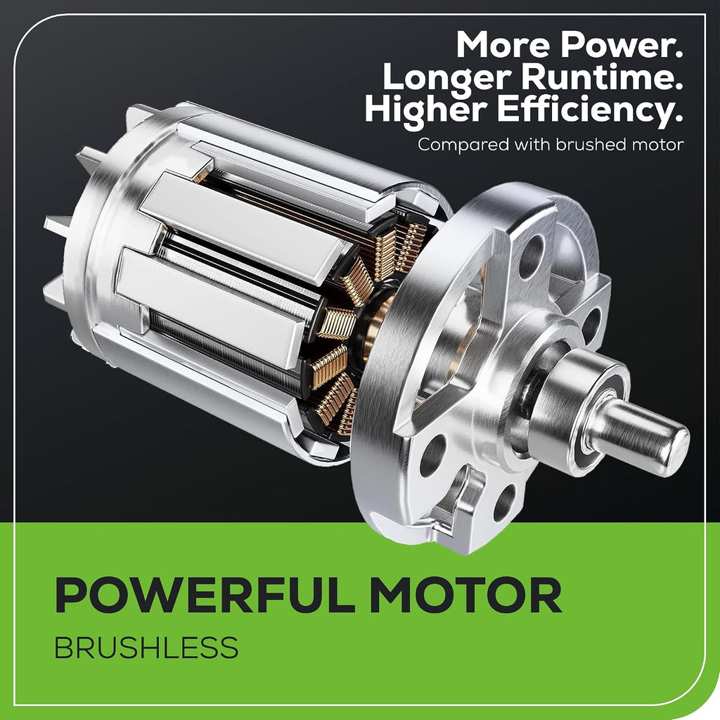 Greenworks 24V Angle Grinder Brushless Cordless, 4-1/2-Inch, with 4AH Battery and 2A Charger