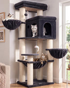 Globlazer Cat Tree Tower with Scratching Post for Indoor Cats, F53