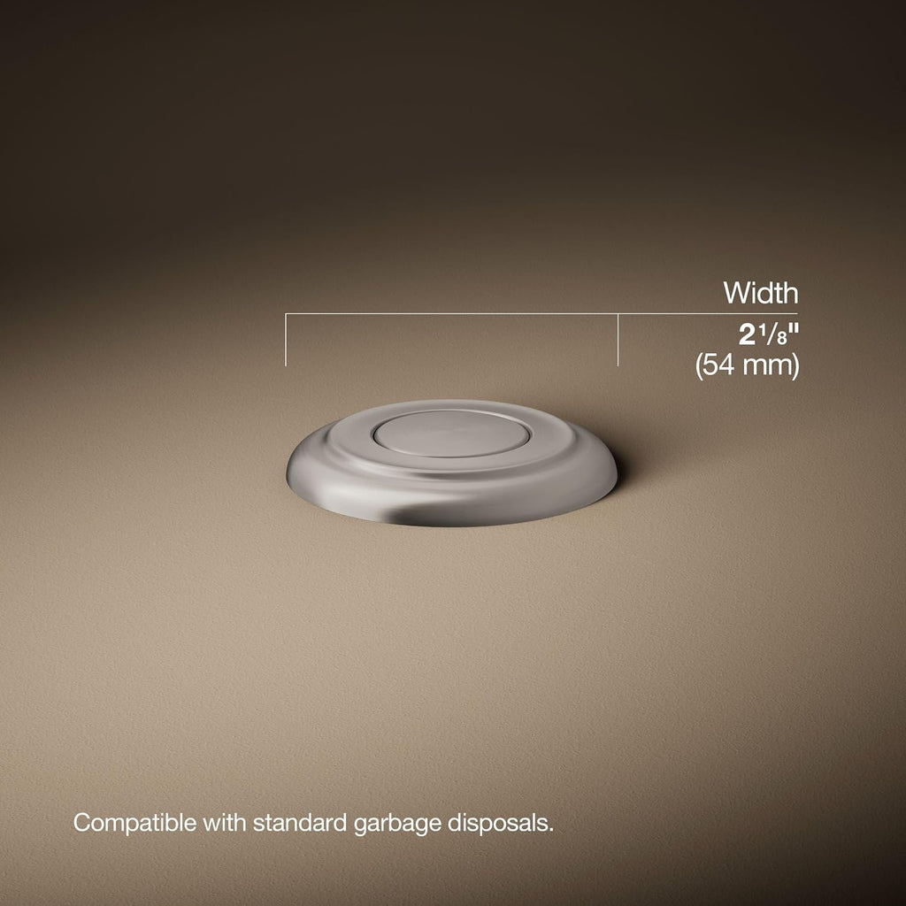 Kohler, 35723-VS, Garbage Disposal Air Switch Kit, Vibrant Stainless