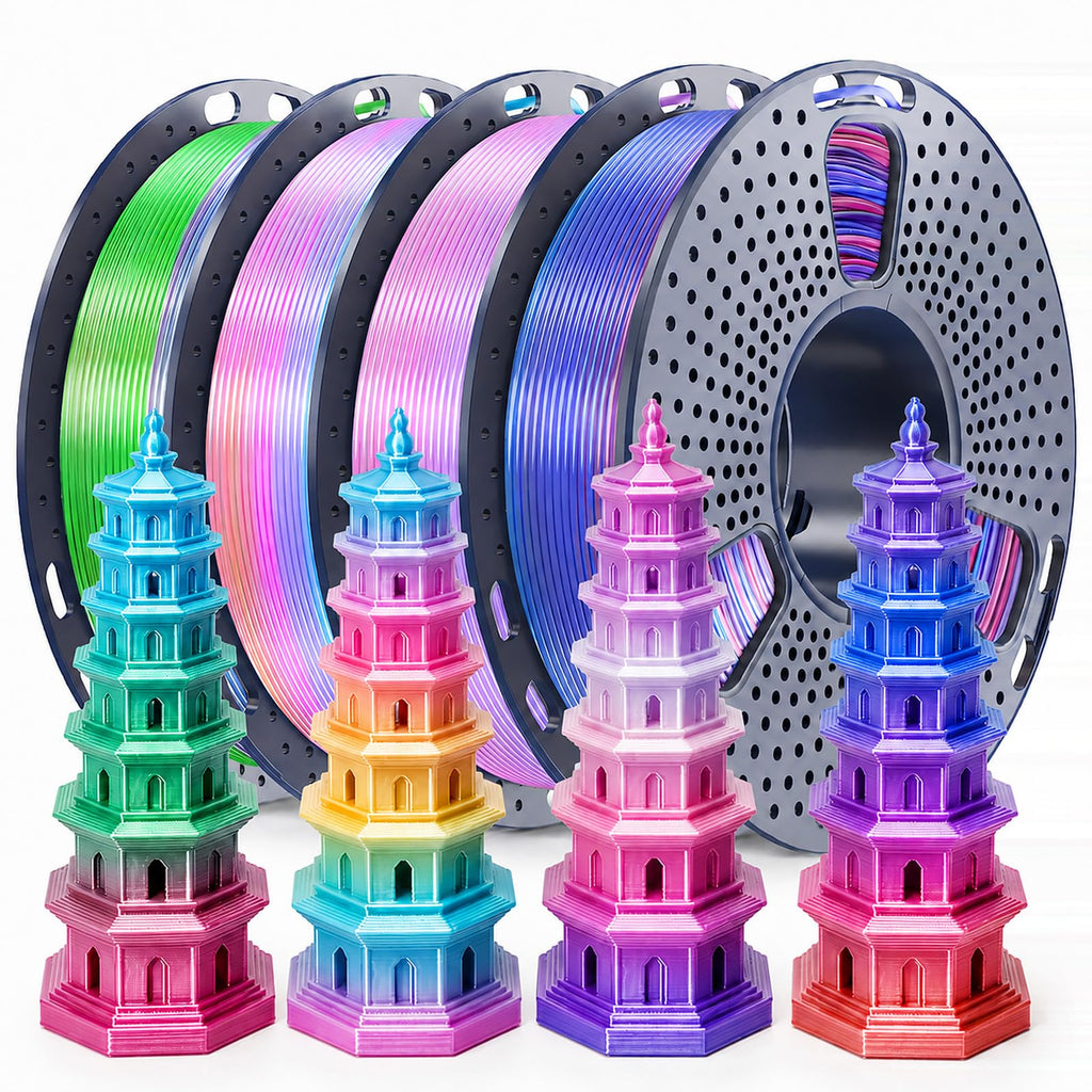 SUNLU PLA+ Filament 1.75mm, 16 Pack 250g Spools, Upgraded Formula