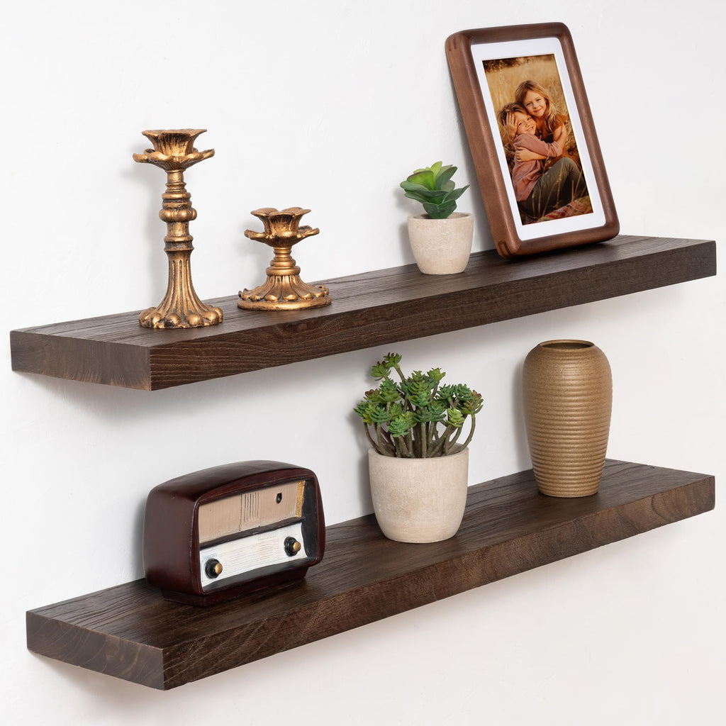Marsmiles 55in Long Floating Shelves for Wall Mounted, 1Pack|Natural