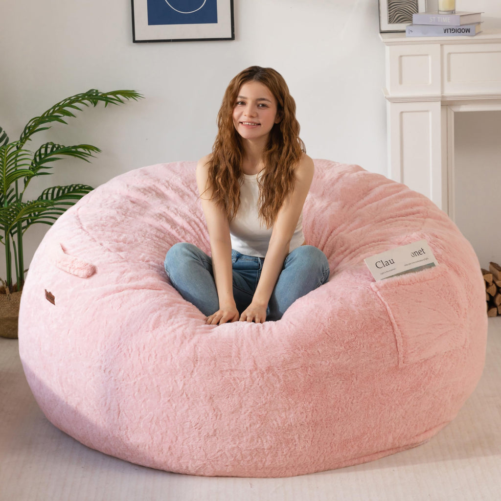 MAXYOYO Bean Bag Chair, Soft Bean Bag Sofa with Supportive Foam Filling