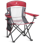 ALPHA CAMP Oversized Fully Padded Camping Chairs with Lumbar Support