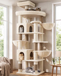 Globlazer 82in Extra Large Cat Tree Tower for Indoor Cats Large Adult, S82