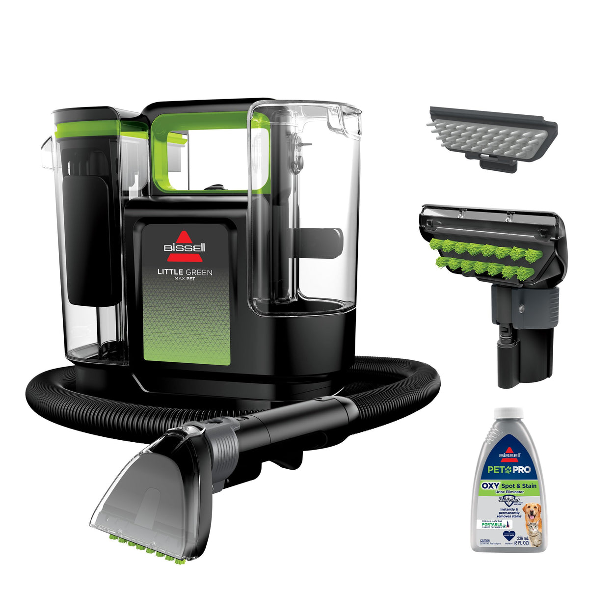 BISSELL Little Green Max Pet Portable Carpet Cleaner, 3860