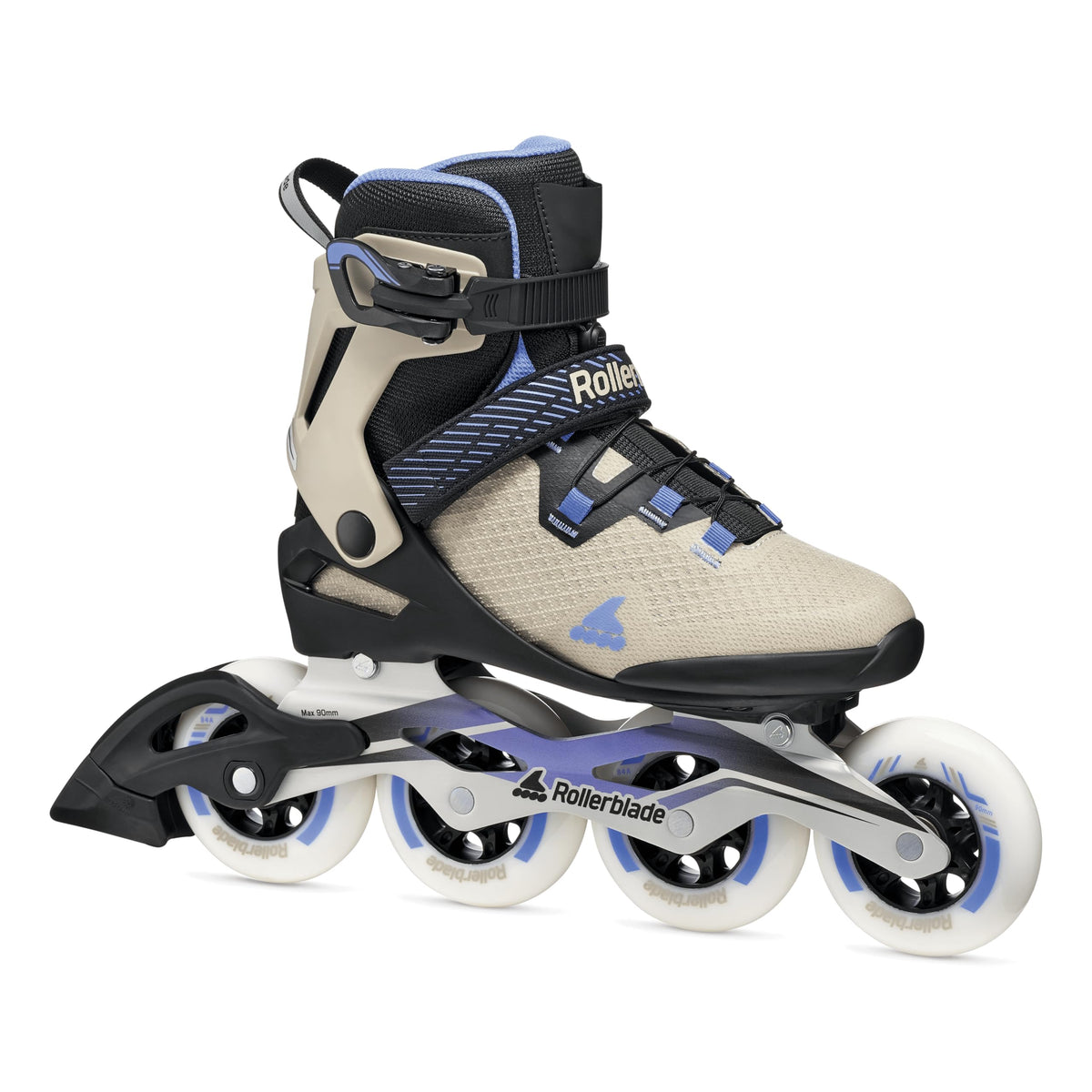 Rollerblade Macroblade 90 Women's Adult Fitness Inline Skate, Neutral Paradise Pink