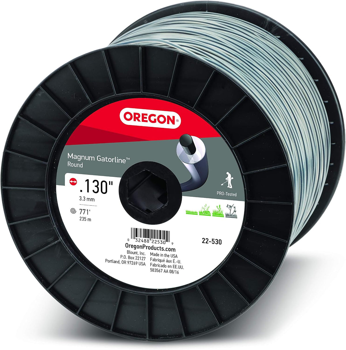 Oregon Magnum Gatorline 130 Trimmer Line Heavy Duty, .130" x 764-Foot