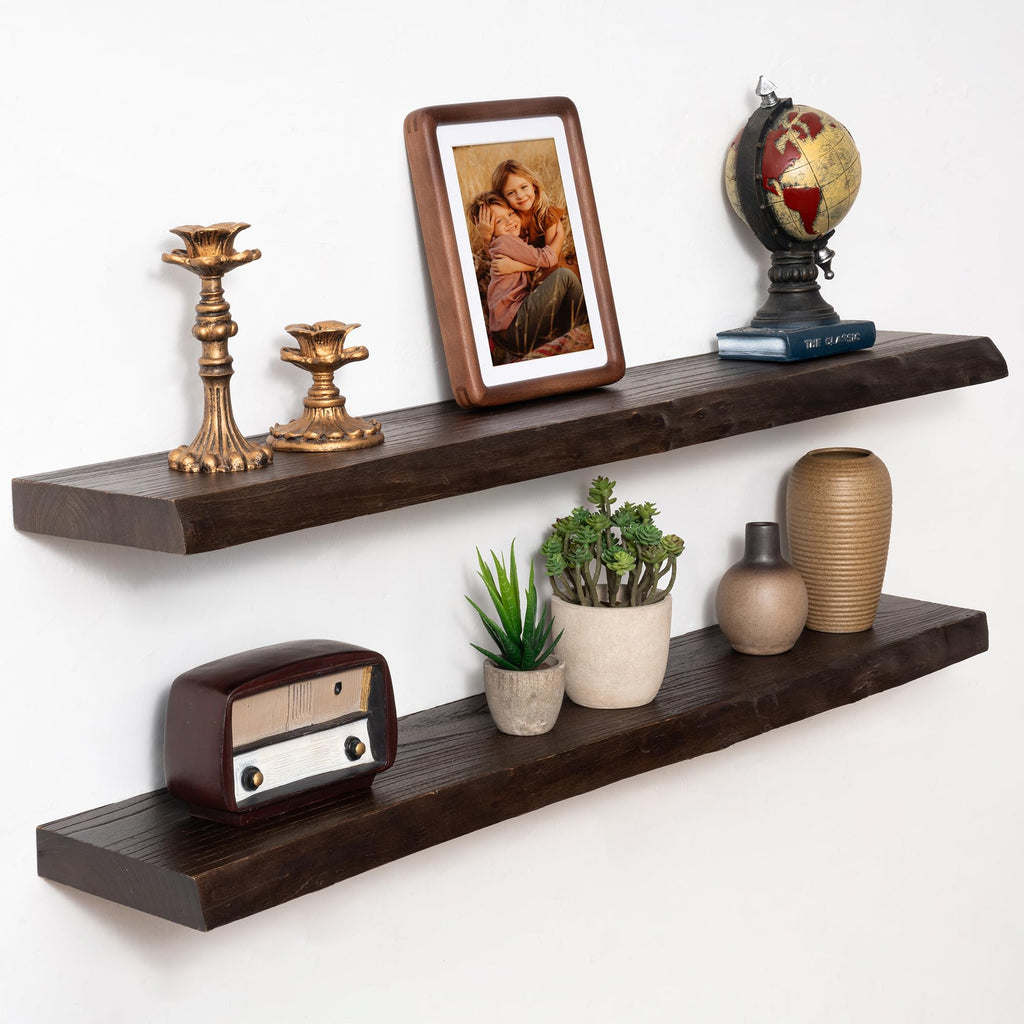 Marsmiles 55in Long Floating Shelves for Wall Mounted, 1Pack|Natural