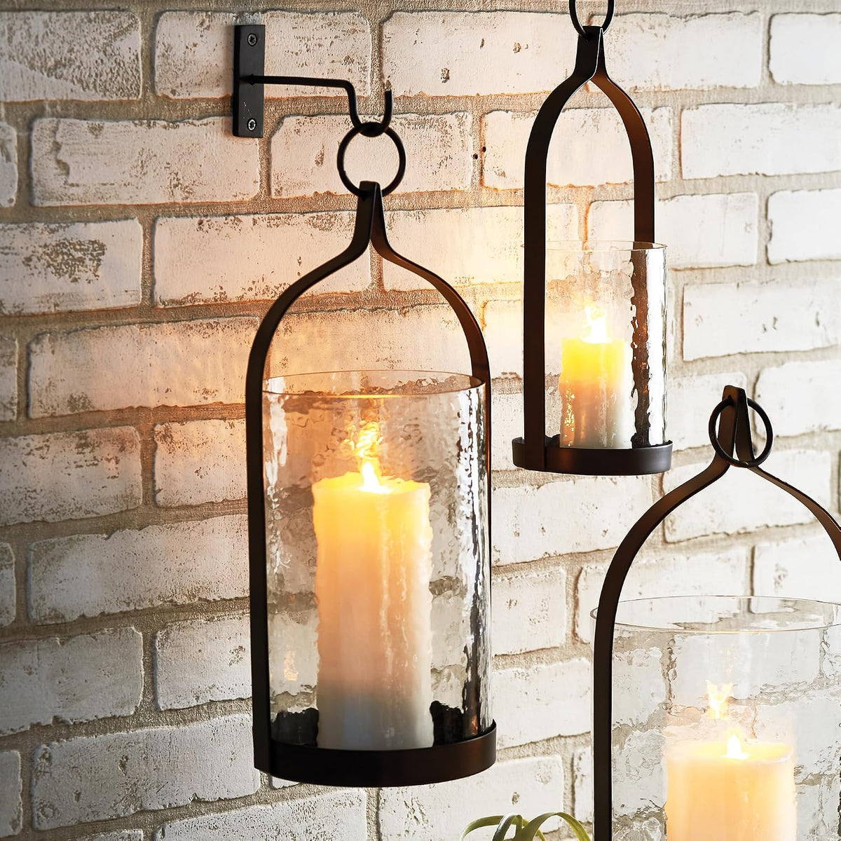 Napa Home & Garden Steeple Lantern 15.25" Black